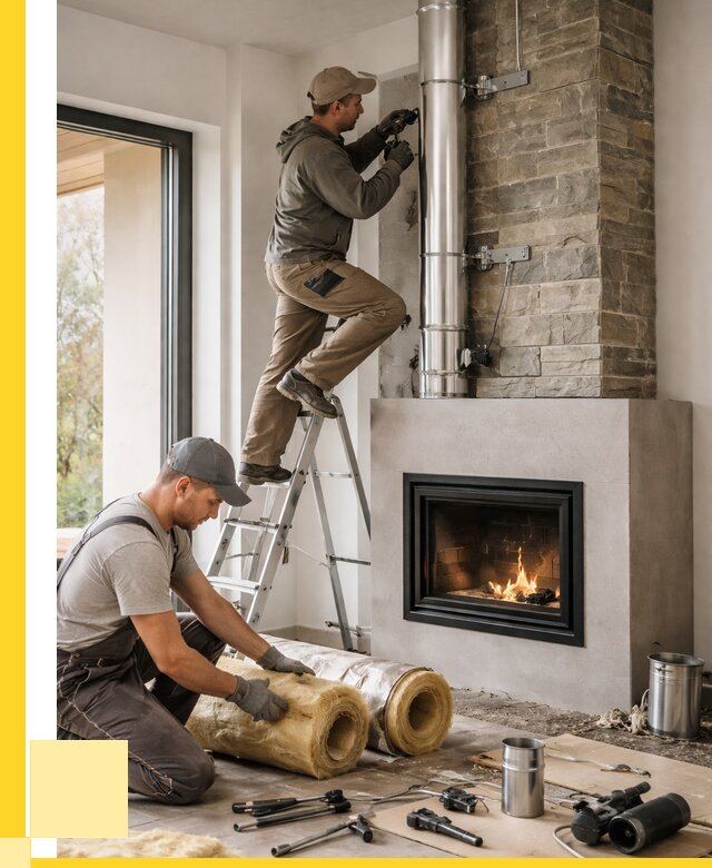 Монтаж дымоходов для каминов в Кинели от 15282 р. ЭриданКнл