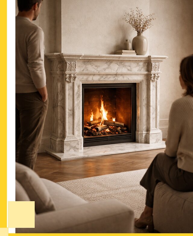 Мраморные камины под ключ в Кинели от 254700 р. | ЭриданКнл