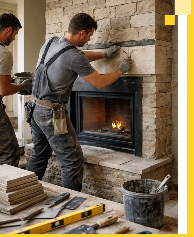 Проектирование и установка открытых каминов в Кинели