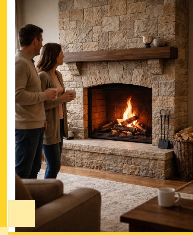 Каменные камины на заказ в Кинели от 183384 р. | ЭриданКнл