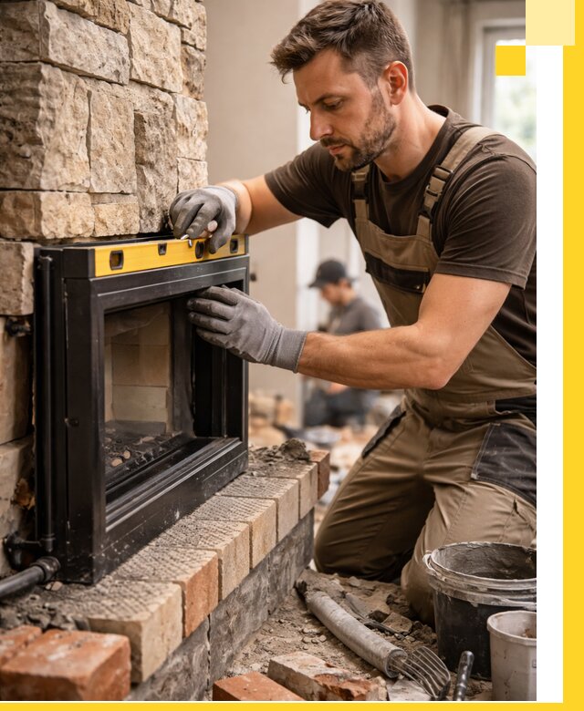 Дровяные камины под ключ в Кинели: монтаж, обустройство