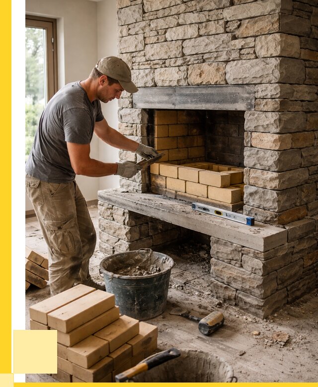 Кладка каминов и камина в Кинели от 25470 р. ЭриданКнл