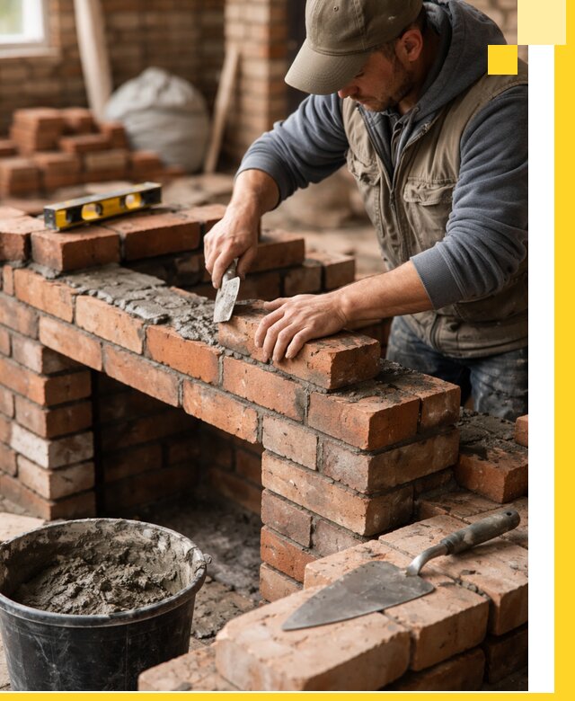 Кладка каминов под ключ в Кинели профессиональная отделка и монтаж