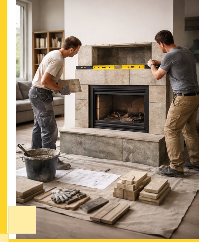 Монтаж каминов и установка в Кинели от 45846 р. | ЭриданКнл