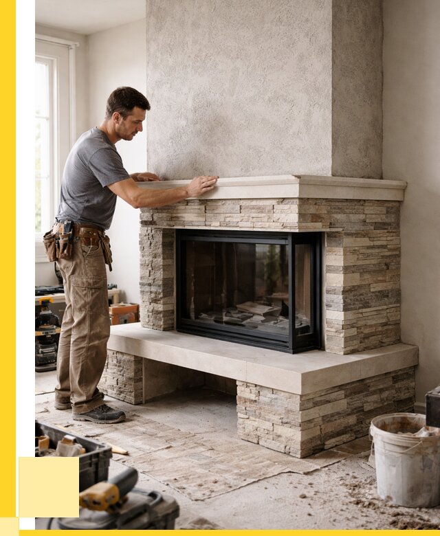 Изготовление каминов под ключ в Кинели от 152820 р. | ЭриданКнл