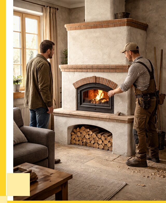 Печи камины в Кинели: кирпичные, изразцовые от 61128 р. | ЭриданКнл