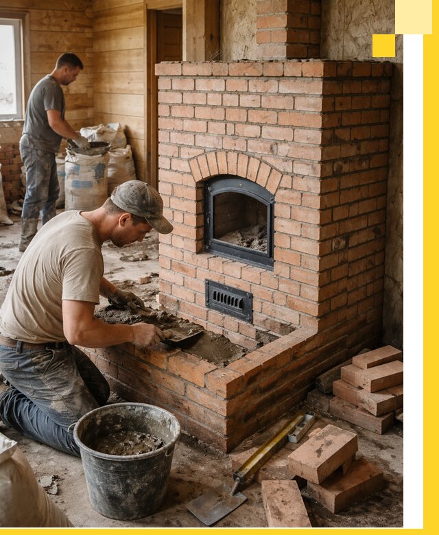 Профессиональное строительство печей в Кинели под ключ