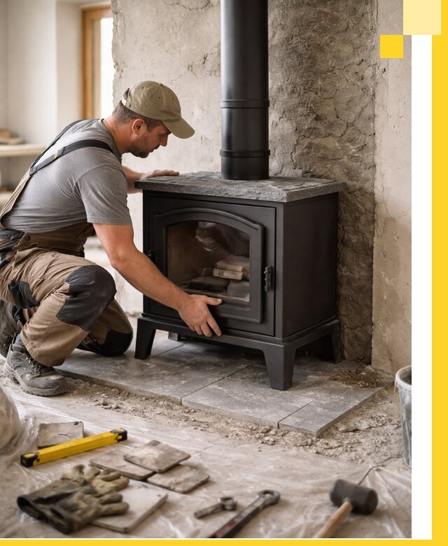 Профессиональный монтаж печей и каминов в Кинели под ключ