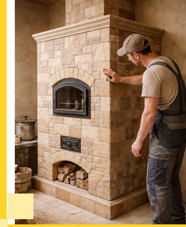 Облицовка печей в Кинели от 4585 р. под ключ | ЭриданКнл