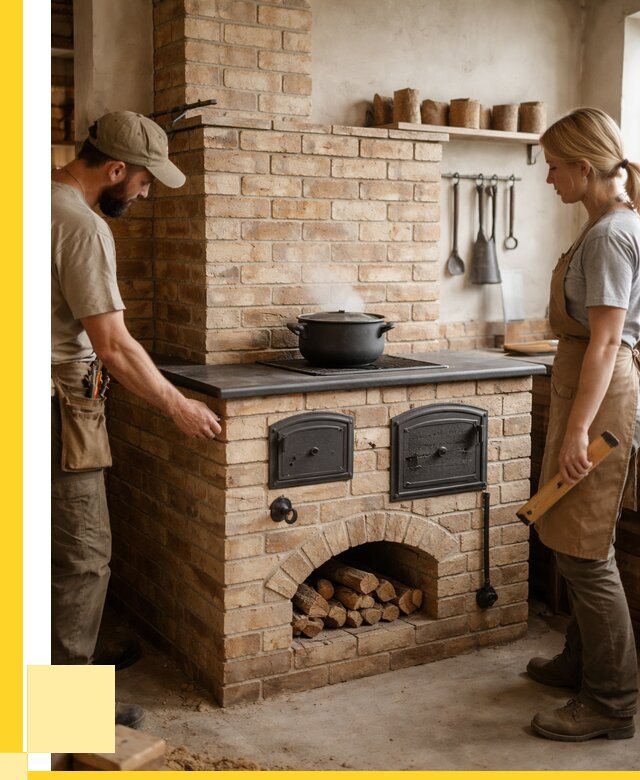 Варочно отопительные печи в Кинели от 91692 р. | ЭриданКнл