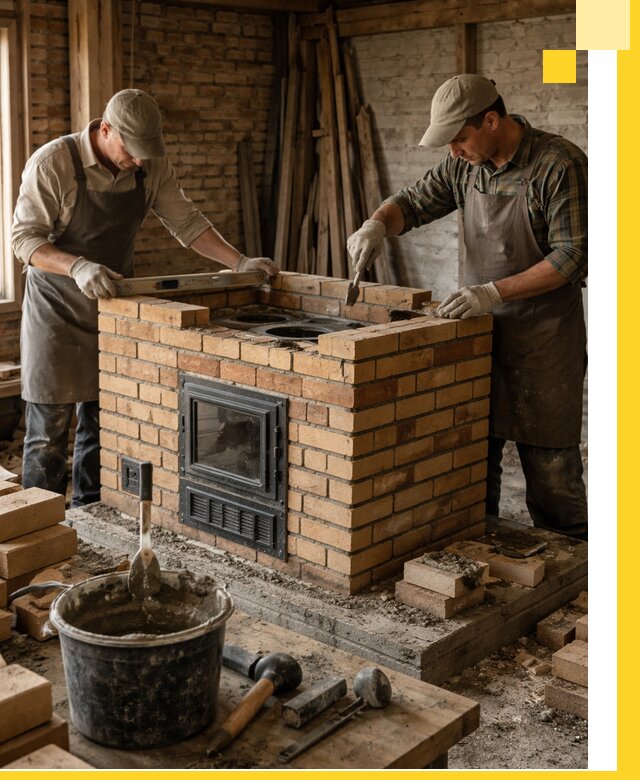 Изготовление и установка варочных печей под ключ в Кинели