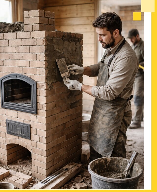 Изготовление и установка печей-шведок под ключ в Кинели