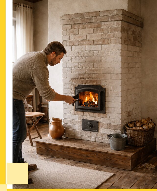 Печь голландка из кирпича в Кинели от 86598 р. | ЭриданКнл