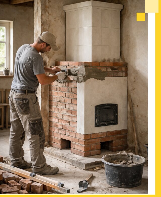 Изготовление и установка печей-голландок под ключ в Кинели