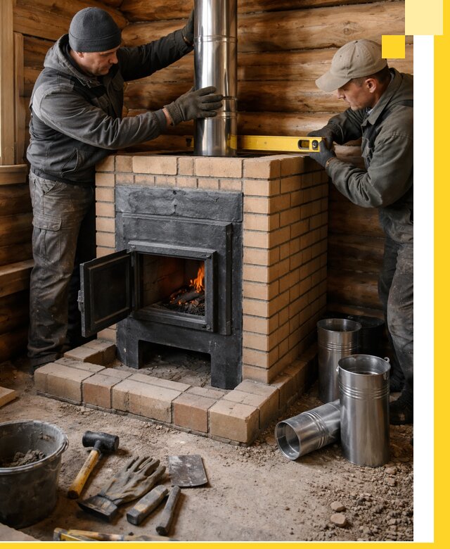 Проектирование, изготовление и установка банных печей в Кинели