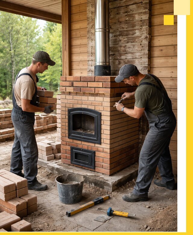 Производство и установка дачных печей под ключ в Кинели