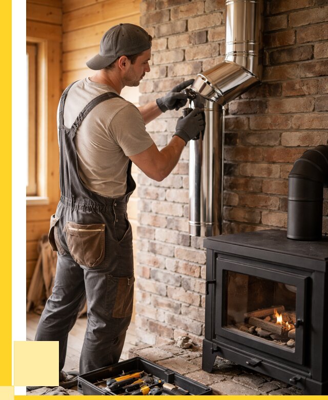 Монтаж дымоходов для печей в Кинели от 7641 р. | ЭриданКнл