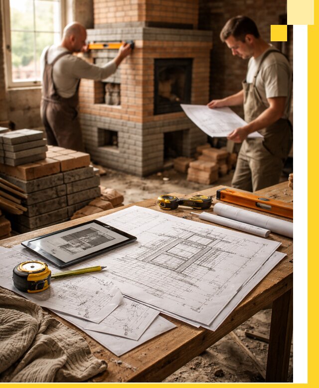 Проекты печей и каминов с индивидуальным дизайном в Кинели