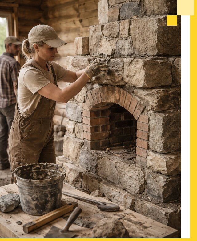 Каменные печи на заказ и монтаж в Кинели, долговечные решения