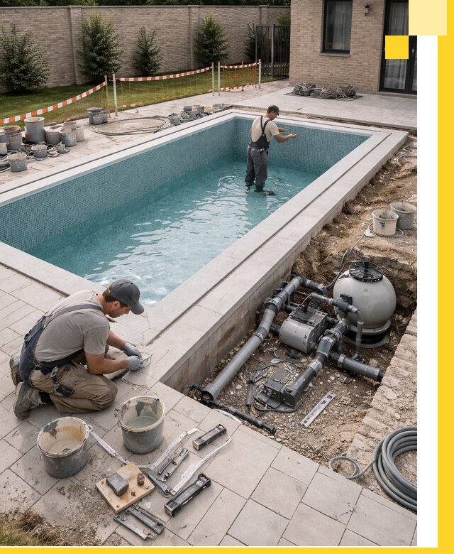 Строительство бассейнов под ключ в Кинели: проекты и монтаж