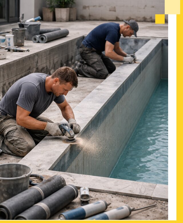 Профессиональный ремонт бассейнов под ключ в Кинели