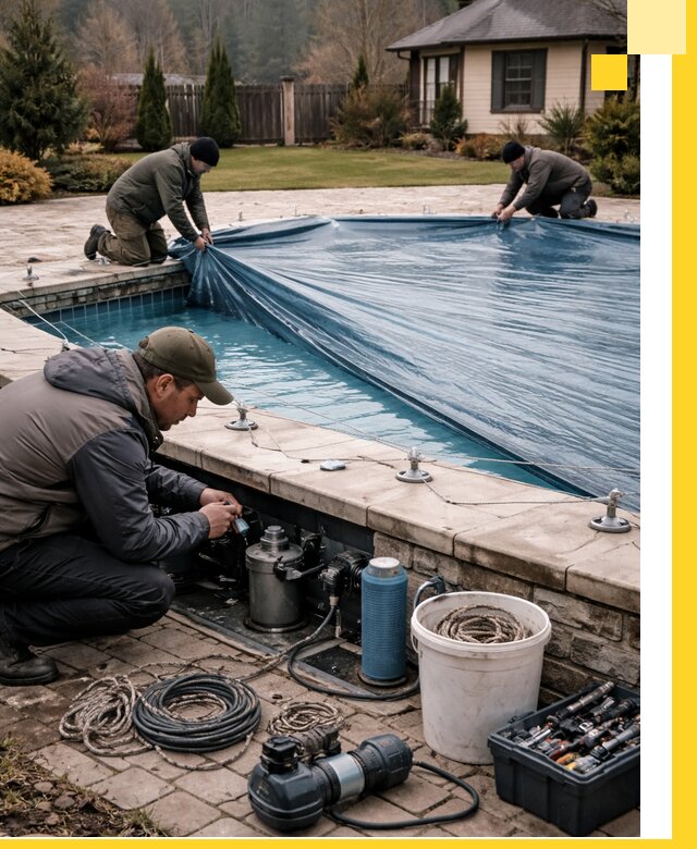 Консервация бассейнов в Кинели: подготовка к длительному хранению