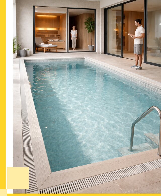 Отделка бассейна пленкой ПВХ в Кинели от 3566 р. - ЭриданКнл