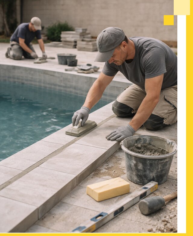 Отделка бассейнов в Кинели: декоративная отделка и гидроизоляция