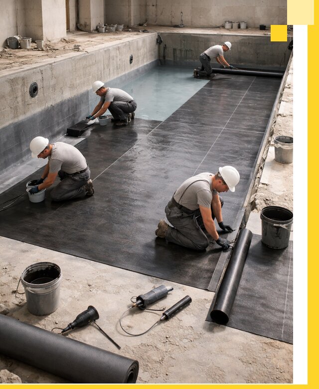 Профессиональная гидроизоляция бассейнов и чаш в Кинели под ключ