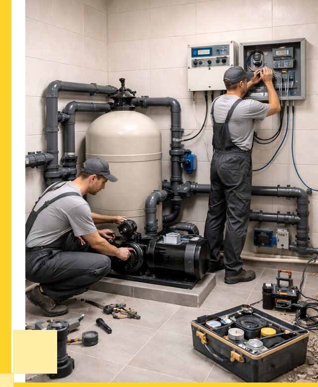 Монтаж оборудования для бассейнов в Кинели от 40752 р. | ЭриданКнл