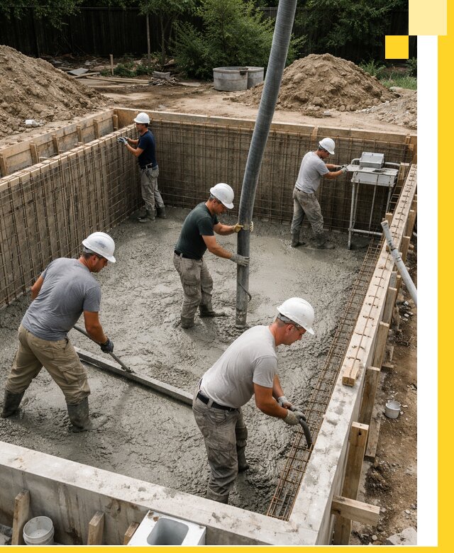 Строительство бетонных бассейнов под ключ в Кинели