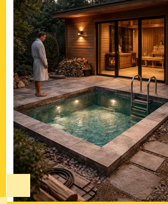 Бани с бассейном под ключ в Кинели от 96786 р. | ЭриданКнл