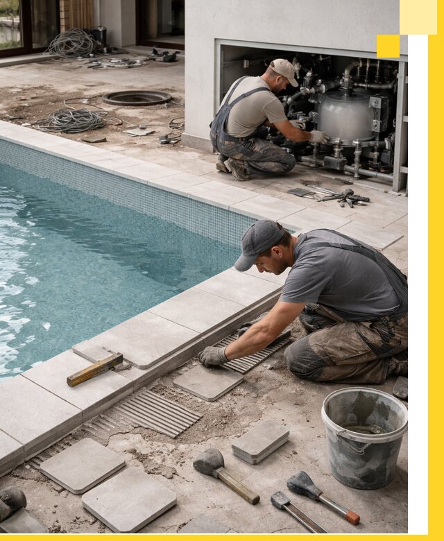 Строительство и монтаж бассейнов в коттедже в Кинели