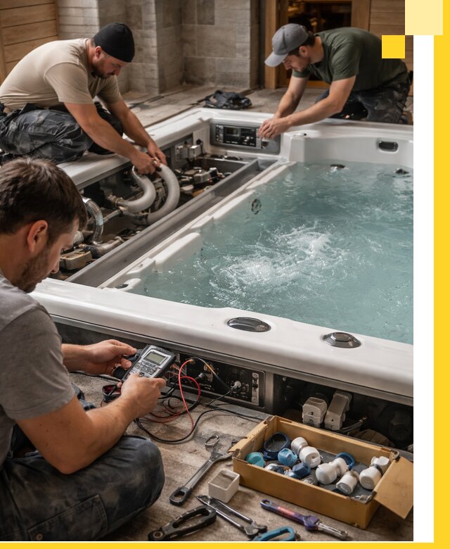 Гидромассажные бассейны под ключ в Кинели, дизайн и монтаж