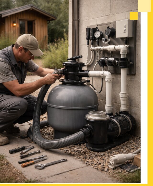 Продажа и монтаж фильтров и насосов для бассейнов в Кинели