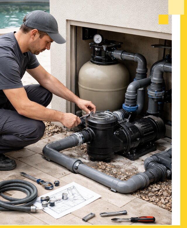 Поставка, монтаж и сервис насосов для бассейнов в Кинели