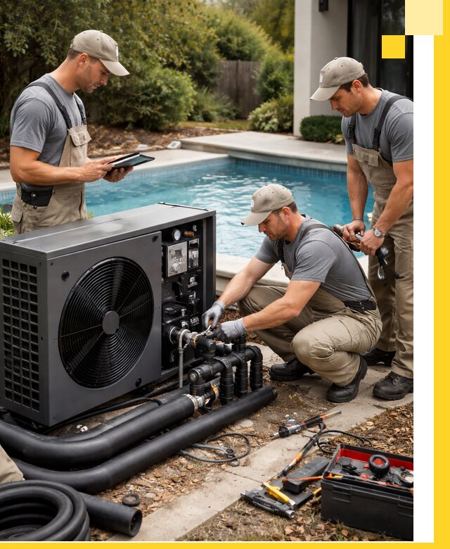 Проектирование и установка тепловых насосов для бассейнов в Кинели