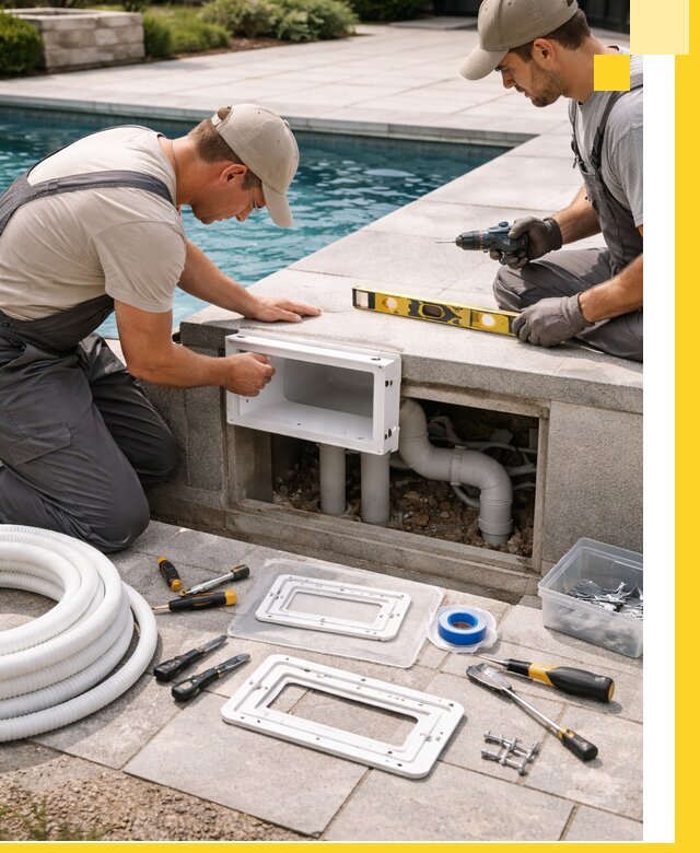 Поставка и установка скиммеров для бассейнов в Кинели