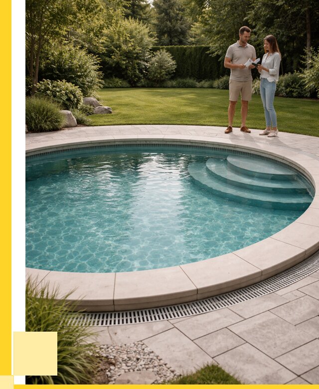 Круглые каркасные бассейны купить в Кинели от 254700 р. | ЭриданКнл