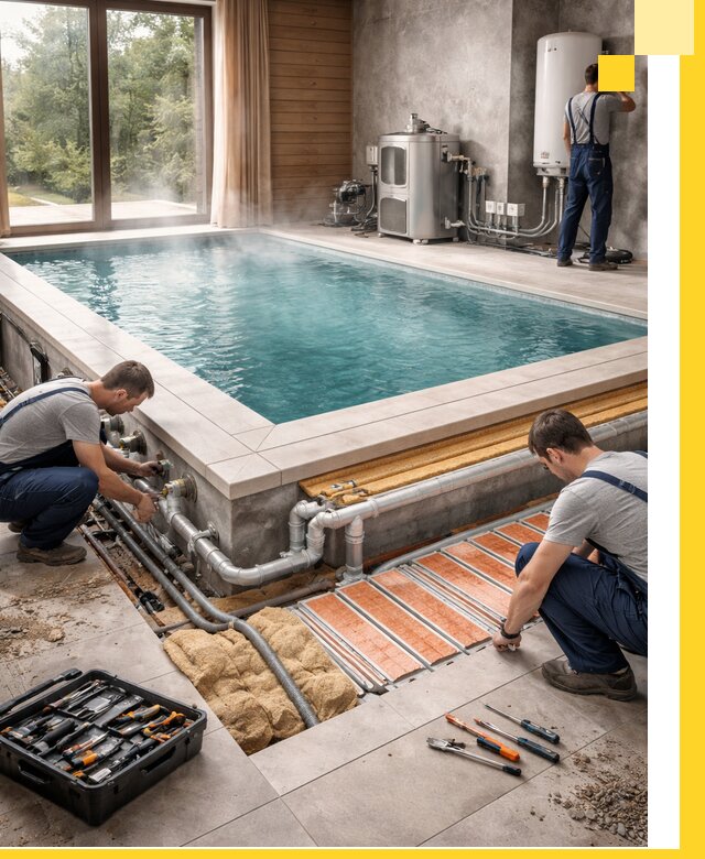 Проектирование и строительство тёплых бассейнов в Кинели