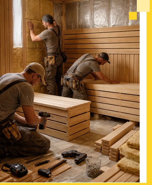 Профессиональное строительство саун под ключ в Кинели