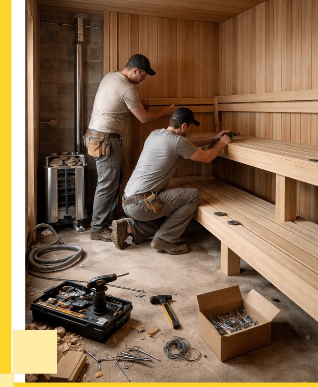 Монтаж саун под ключ в Кинели от 122256 р. | ЭриданКнл