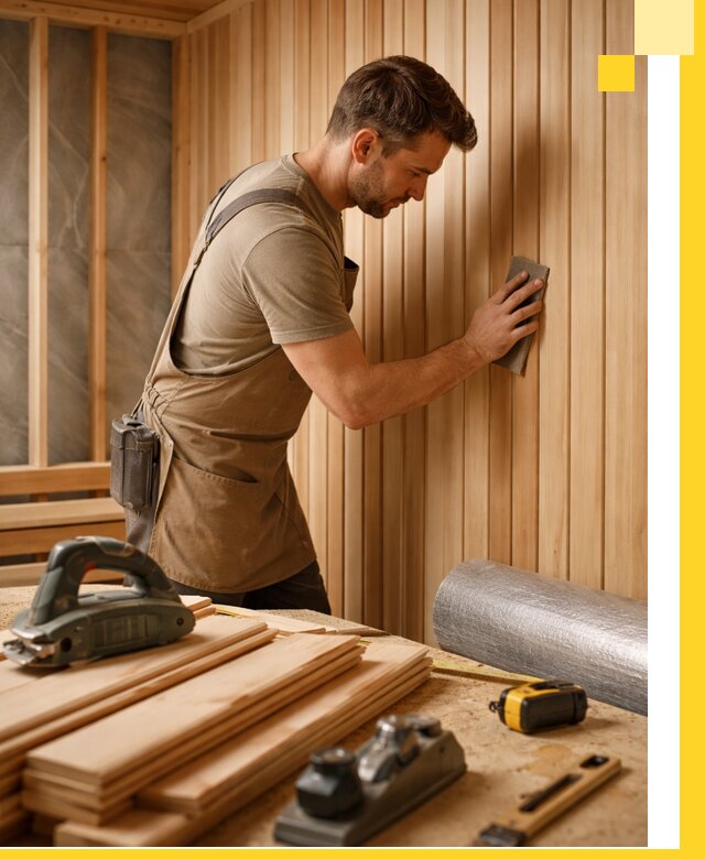 Профессиональная отделка саун и парных под ключ в Кинели