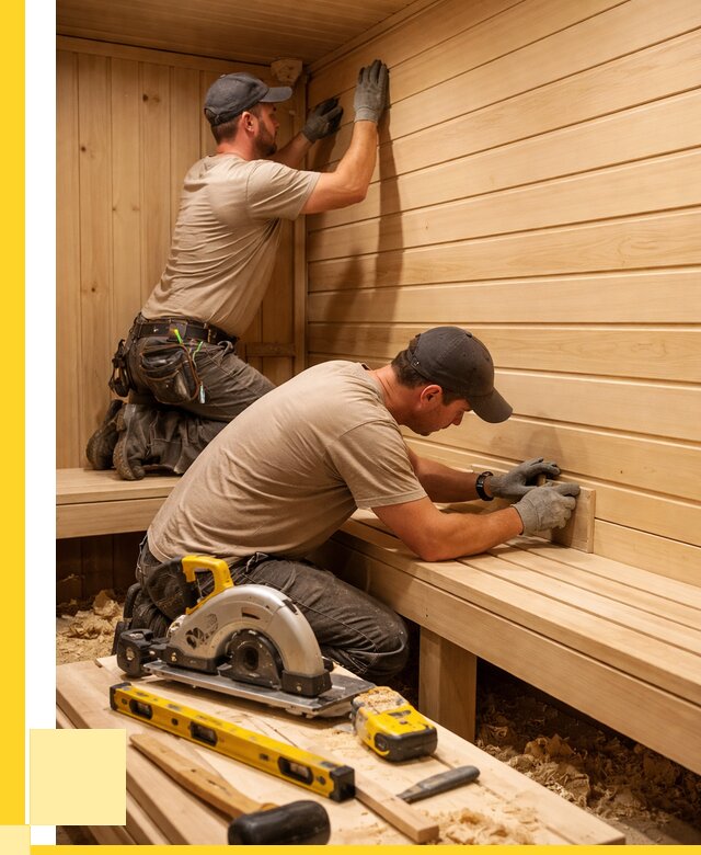 Обшивка саун вагонкой в Кинели от 2547 р. | ЭриданКнл