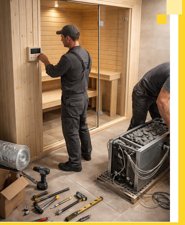 Поставка, установка и монтаж электрических саун в Кинели