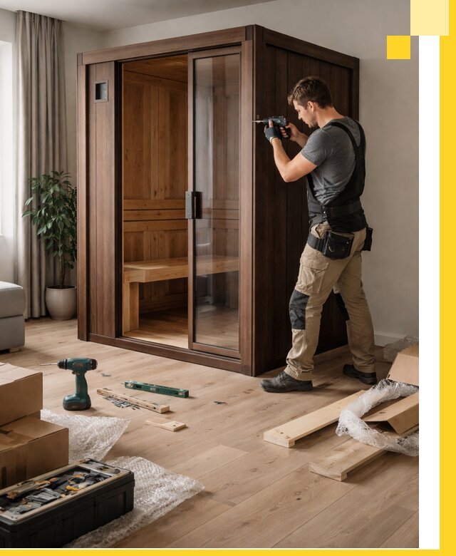 Установка и производство мини саун под ключ в Кинели