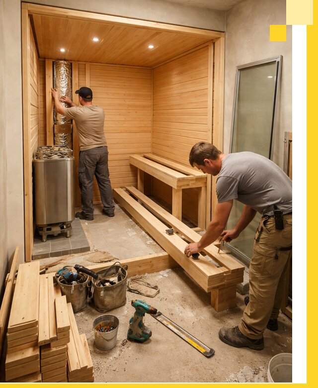 Проектирование и установка домашних саун под ключ в Кинели