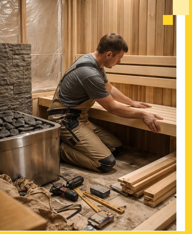 Сауны для дома под ключ с проектированием и монтажом в Кинели