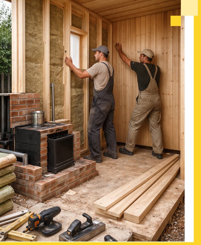 Строительство и установка дачных саун под ключ в Кинели