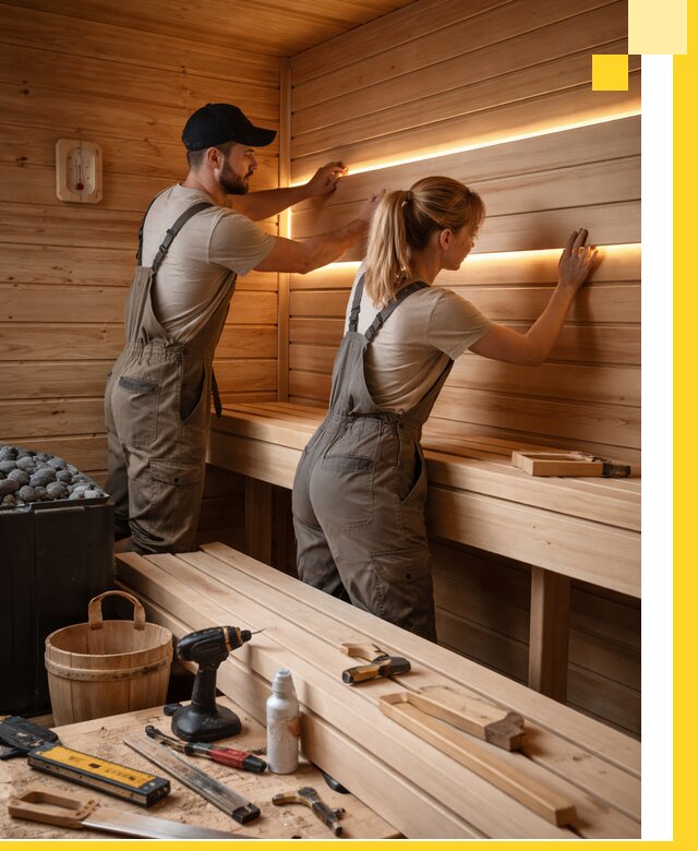 Дизайн саун и бань под ключ с индивидуальным проектом в Кинели